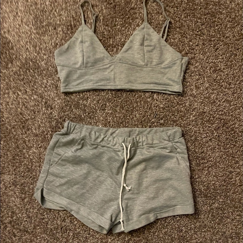 Gray lounge set